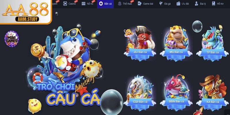 Người chơi được tận hưởng không gian săn thưởng dưới đáy biển sống động 