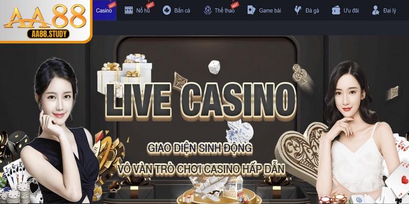 Casino AA88 là điểm đến lý tưởng cho người yêu thích không khí sòng bài thực thụ